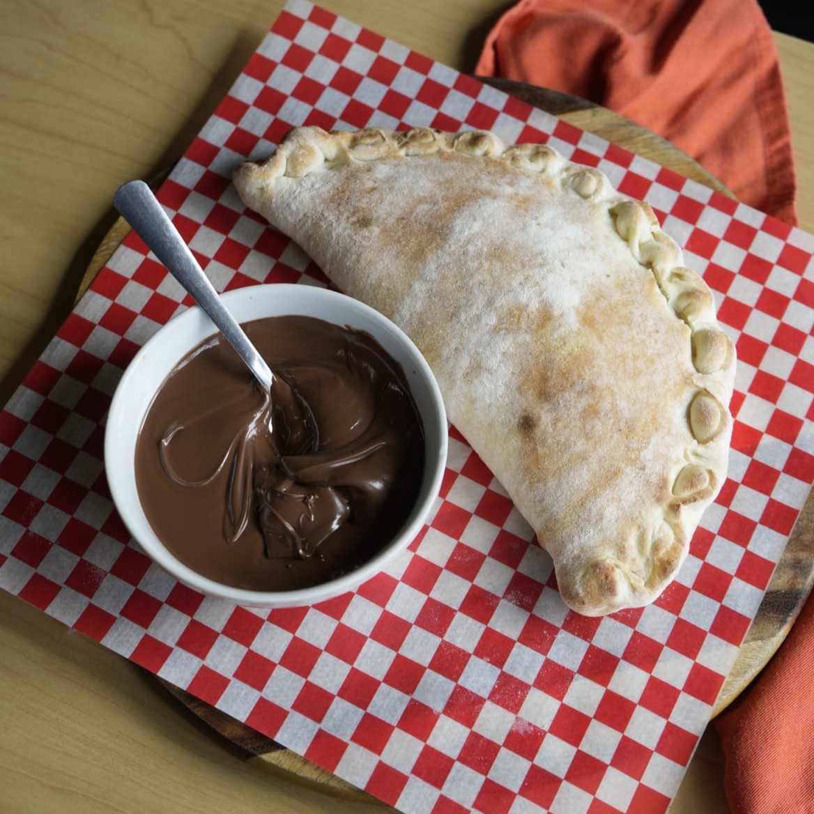 NUTELLA AND KASHKAVAL PIE Dish